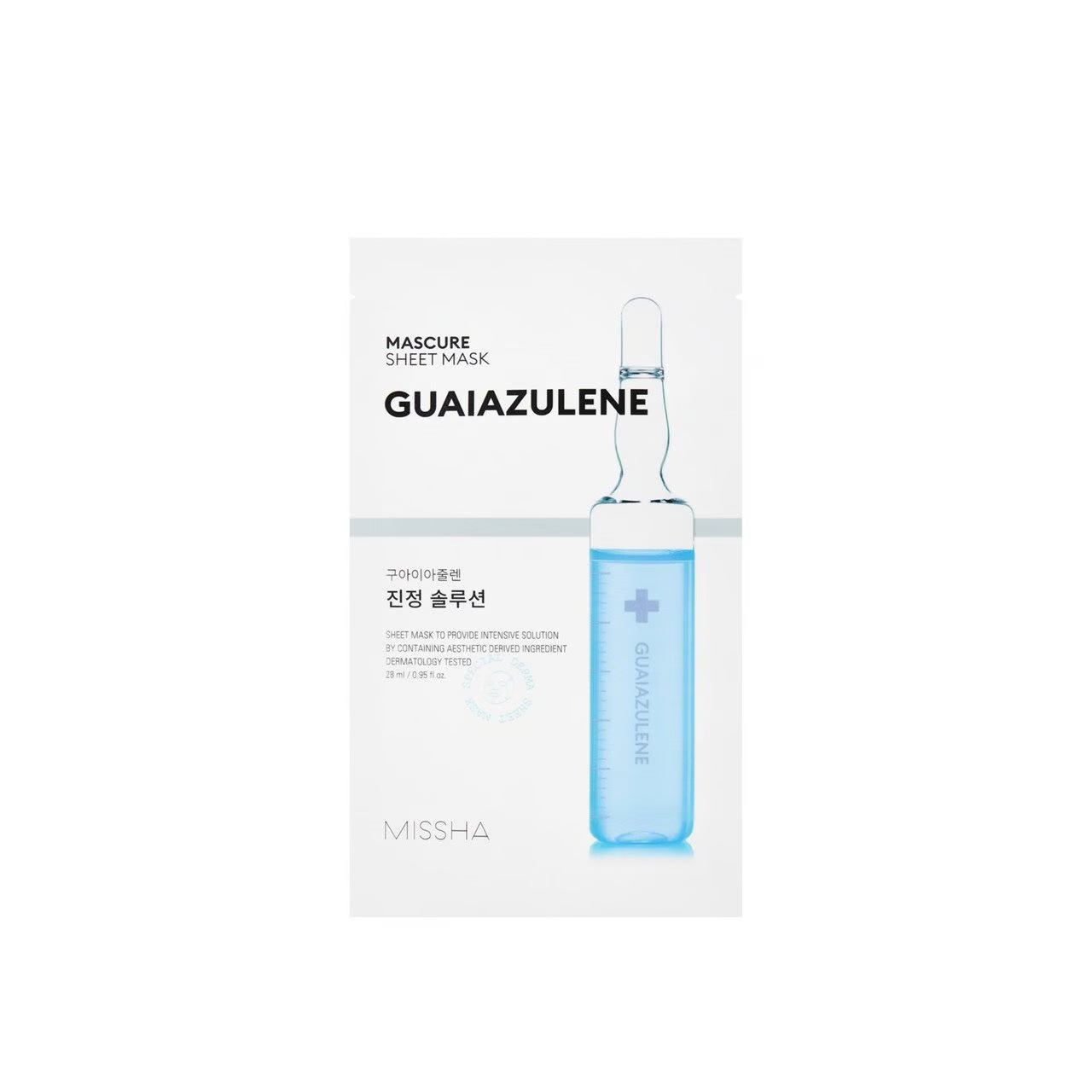 Missha- Guaiazulene Mascure Sheet Mask